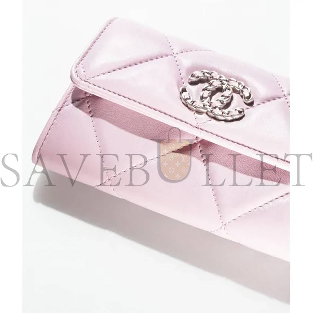 CHANEL CHANEL 19 FLAP WALLET AP2700 B07327 NH622 (15*10.5*3.5cm) CHANEL CHANEL 19 FLAP WALLET AP2700 B07327 NH622 (15*10.5*3.5cm)